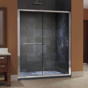 Double Sliding Tempered Glass Shower Screen Framed Sliding Shower Enclosure