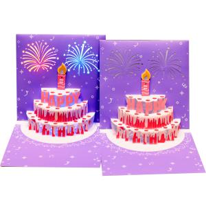 1 Color Print Method Sound Greeting Cards with Built-in Speaker and Music Card