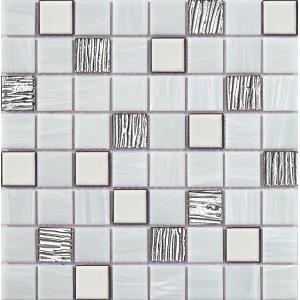China 304x304mm Interior Wall Glass Swimming Pool Mosaics For Decoration and Project on sale