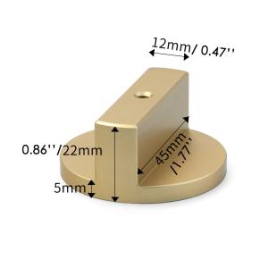 Customized Gold Aluminum Drawer Pull Handles For Furniture Hardware