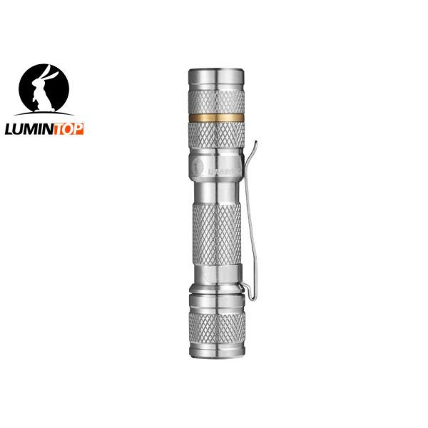 Portable Lumintop Tool Aaa Mini LED Flashlight , Everyday LED Torch With Steel