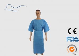 Cheap Microporpus Disposable Patient Gowns PP Material Neck / Waist Ties Type for sale