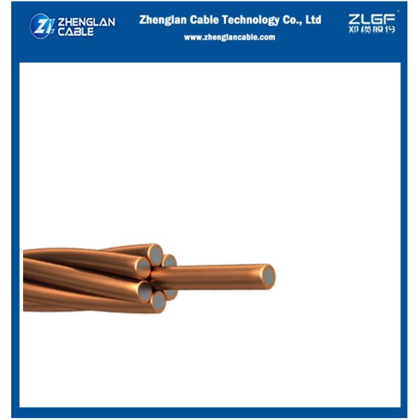 Copper Clad Steel Conductor 3/3.26(25mm2) ASTM B228 High Strength CCS