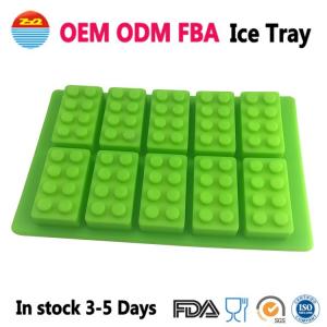 Cheap Large wholesale personalized building bricks custom silicone ice cube tray mold for sale