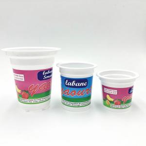 Cheap Custom Printing Pp Yogurt Cup Jelly 125ml With Lids Pot for sale