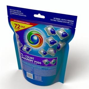 Convenient Laundry Pods for Cleaning Safe For Colors 72 Count Package Size
