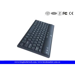 Black Wireless Bluetooth Silicone Industrial Keyboard With Usb Charging