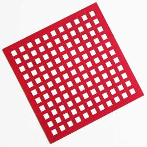 Painting Stainless Perforated Steel Sheet Square Hole For Sunshades