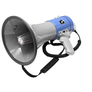 50W Army Microphone Bullhorn Handheld Megaphone Bullhorn With Music Microphone