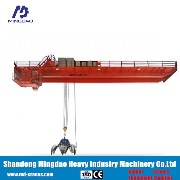 Quality QZ Double Girder Electric Grab Overhead Crane for Hot Sale with Best Service wholesale
