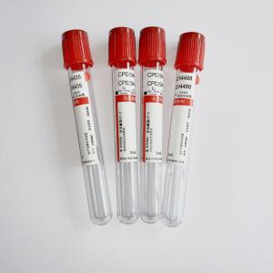 China Sterile Safety Plain Red Top Blood Tubes CE ISO 13485 Certificated on sale