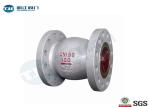 Axial Flow Non Return Check Valve CF8M / WCB Type With Double Flanged Connection