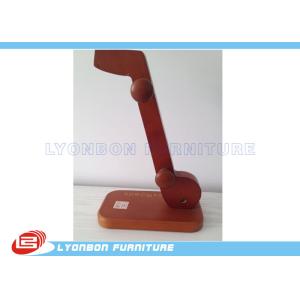 Customized Small MDF Wood Countertop Display Advertising With Wood Hangers