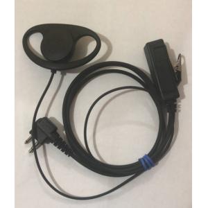D Earphone Earpiece Headset Mic for Motorola Radio Security 2 Pin Walkie Talkie