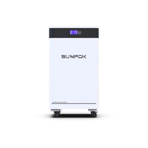 China Solar 15kWh Lithium Ion Battery Pack 51.2V 300Ah Lifepo4 Floor-Mounted System With 48V Voltage For Solar Power on sale