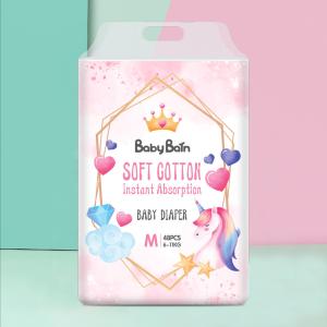 China Magic Disposable Baby Nappies A Grade Sleep Soft Baby Pull Up Diaper Pants on sale