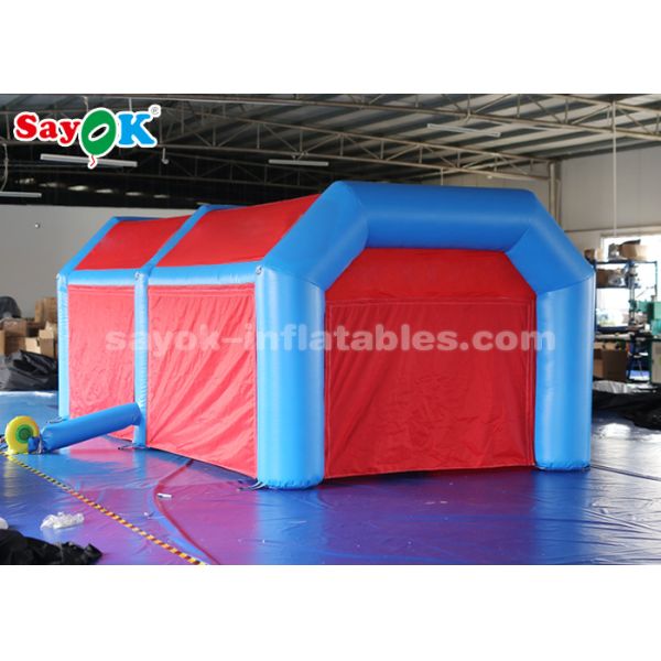 Go Outdoors Air Tent Water - Proof Inflatable Air Tent For Picnic Blue And Red Color