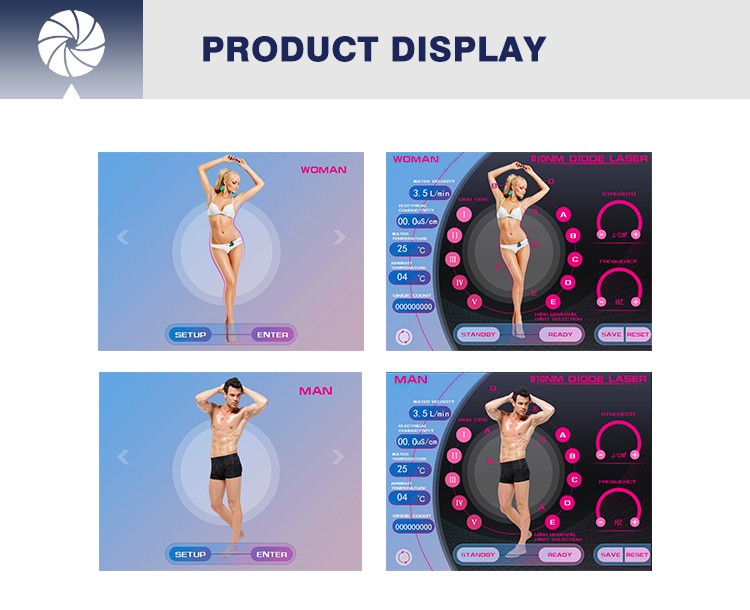 ice diode laser 755 808 1064 permanent hair removal machine price