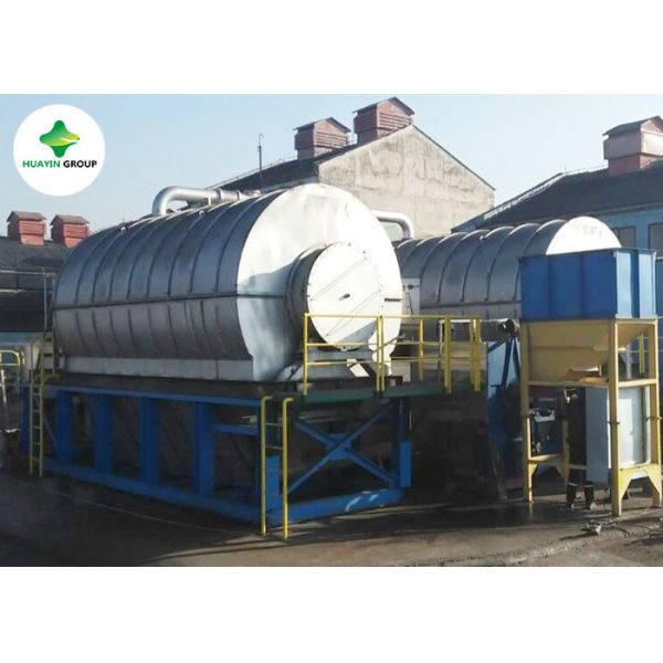 Quality Batch Tyre Recycling To Diesel Machine Pyrolysis Tire Recycling System Automatic Feed wholesale
