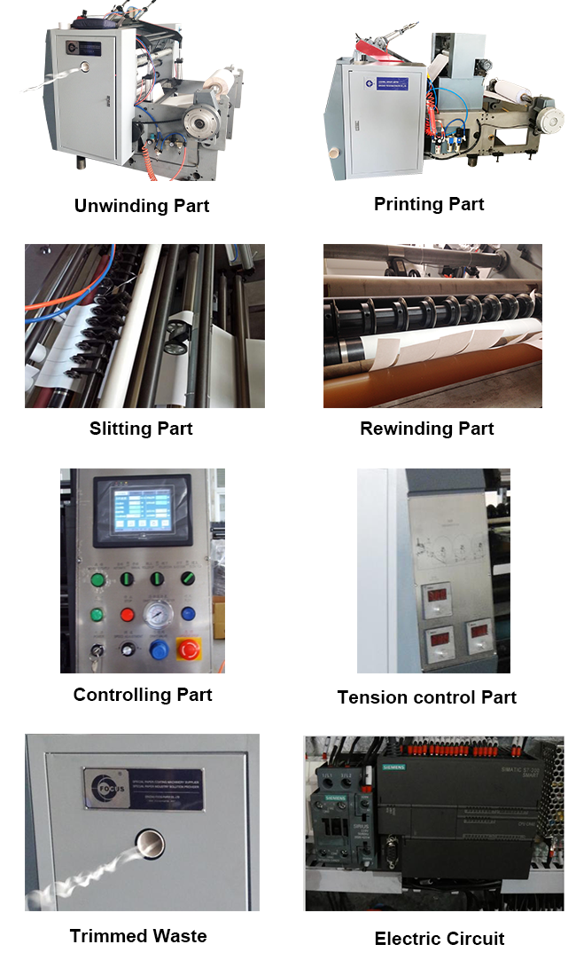 FOCUS Brand Cash Register Roll Slitting And Printing Machine