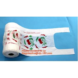 Produce Polyethylene Bags on a Roll, Take Out Disposable Plastic Food Bags Roll,