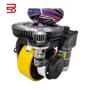 Brushless Rueda Grua Warehouse AGV Drive Wheel Assemblies Delivery Robot Swivel
