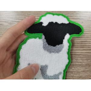 Heat Transfer Labels Towel Embroidery Patch Cotton Material Customized