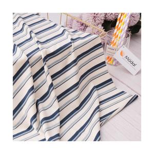 Madal Fabric Hygroscopic And Comfortable Anti-Pilling Striped Material Fabric