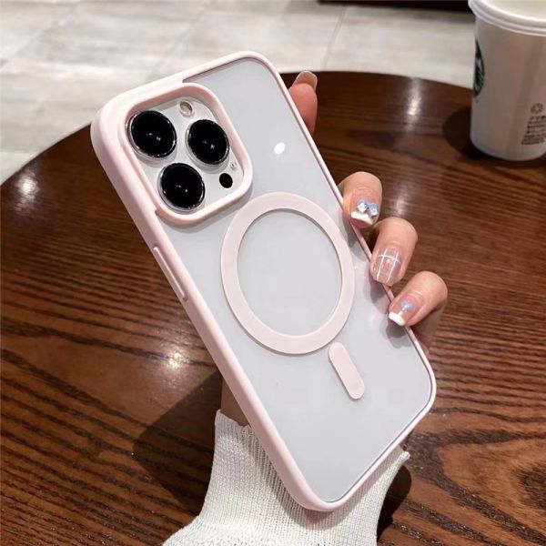 Colourful Tpu Magnetic Phone Case Cell Phone Cover Compatible With MagSafe