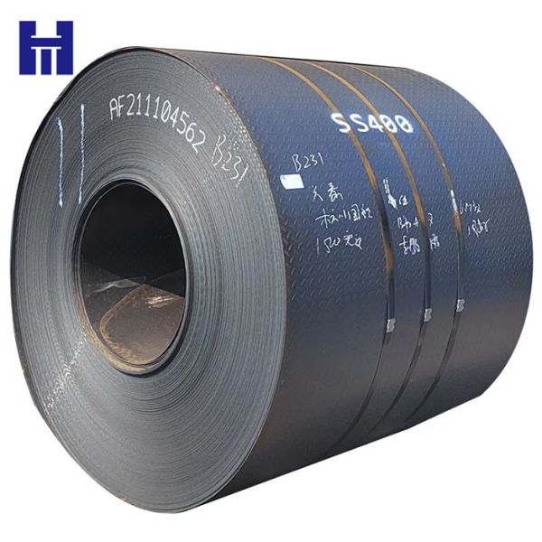 Quality 2000mm Hot Rolled Carbon Steel Coil Q235 Ss400 Sandblasting wholesale
