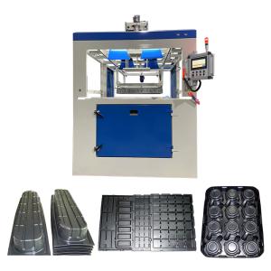 Double Station Full Automatic Blister Forming Machine with Adjustable Size and Servo Motor for 2 to 10 mm Thick Plates
