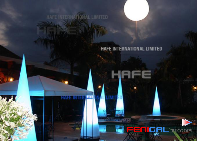 Bright Moon 3800 MM Helium Balloon Lights Equipped With 8000W Halogen Led Event Lighting Balloon