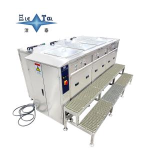 Customized Manual Ultrasonic Cleaner 40KW Ultra Cleaning Machine With Rinsing