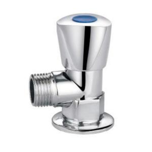 Cheap Three Way Temperature Control Nickel Plating Brass Angle Stop Valves for sale