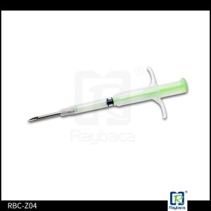 Cheap 2.12 X 12mm 134.2KHZ EO Disinfection Microchip Syringe for sale