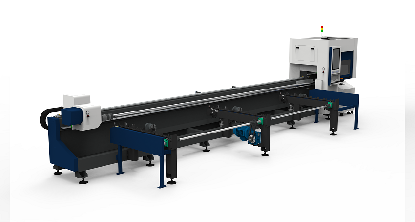 QH-GA High Power Automatic Obstacle Avoidance Tube Laser Cutting Machine Semi-Automatic Loading
