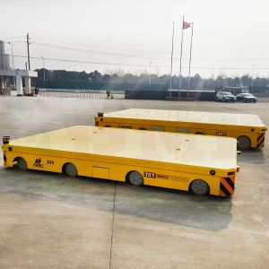 160T Omnidirectional Mobile Transfer Cart For Material Handling