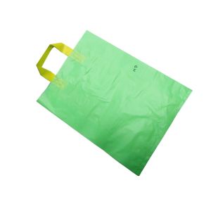 Reusable and Recyclable Customized Logo Soft Loop Handle Merchandise Shopping