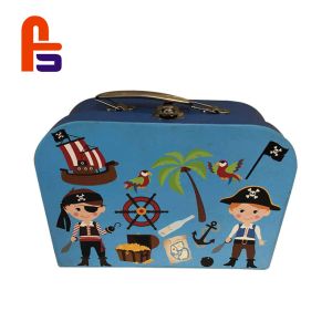 Cheap Recyclable Featuring  Silver Hot Stamping Technology 	Cardboard Suitcase Box for sale
