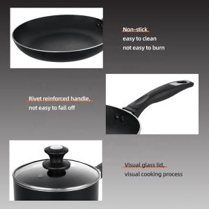 High Quality Non Stick Aluminum Cooking Pot Set Kitchen Pans And Pots With
