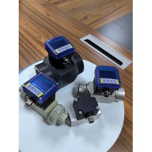 Real Time Reaction Turbine Flow Meter For Water And Chemical Fluid Measurement