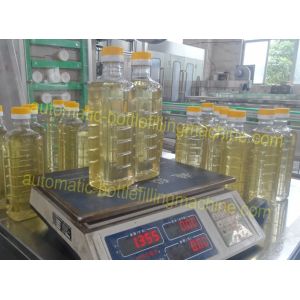SUS304 SS Auto Oil Filling Machine Adopting Top Liquid Hopper For Cooking /