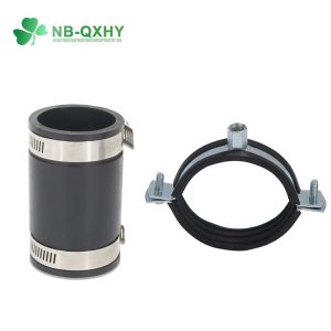 China Flexible Wholease Black Double Galvanized Pipe Clamp with EPDM Rubber in High Demand on sale