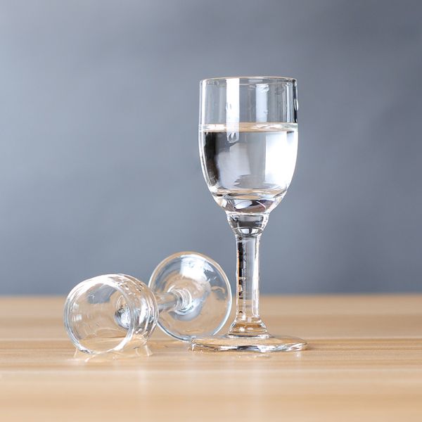 Quality Machine Made 2 Oz Goblet Shot Glass For Wine Tasting wholesale