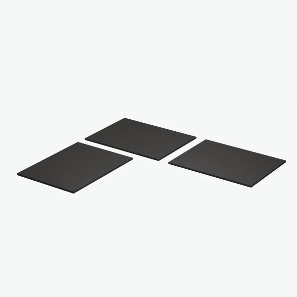 Quality Customized Black Corner Desk Table Top With Smooth Surface 15mm/25mm wholesale