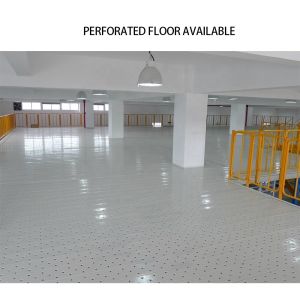 Customized Width and Depth 500kg Load Mezzanine Floor with Solid or Perforated