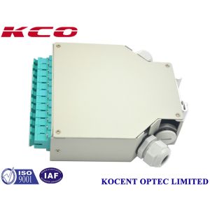 KCO-DINRAIL-SC-OM3-12 Din Rail Fibre Optical Splice Terminal Box For Multimode