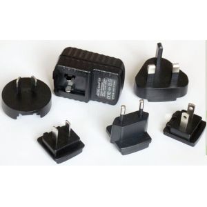 5V 1A USB power adapter interchangeable plug AC DC adapter