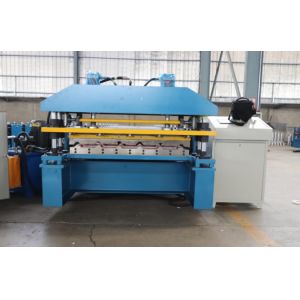 PL Trapezoid 840 Roof Tile Roll Forming Machine Plc Control Hydraulic System