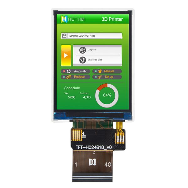 Quality 2.4-inch Sunlight Readable TFT LCD Display Module | 240x320 Resolution With ST7789V Controller wholesale